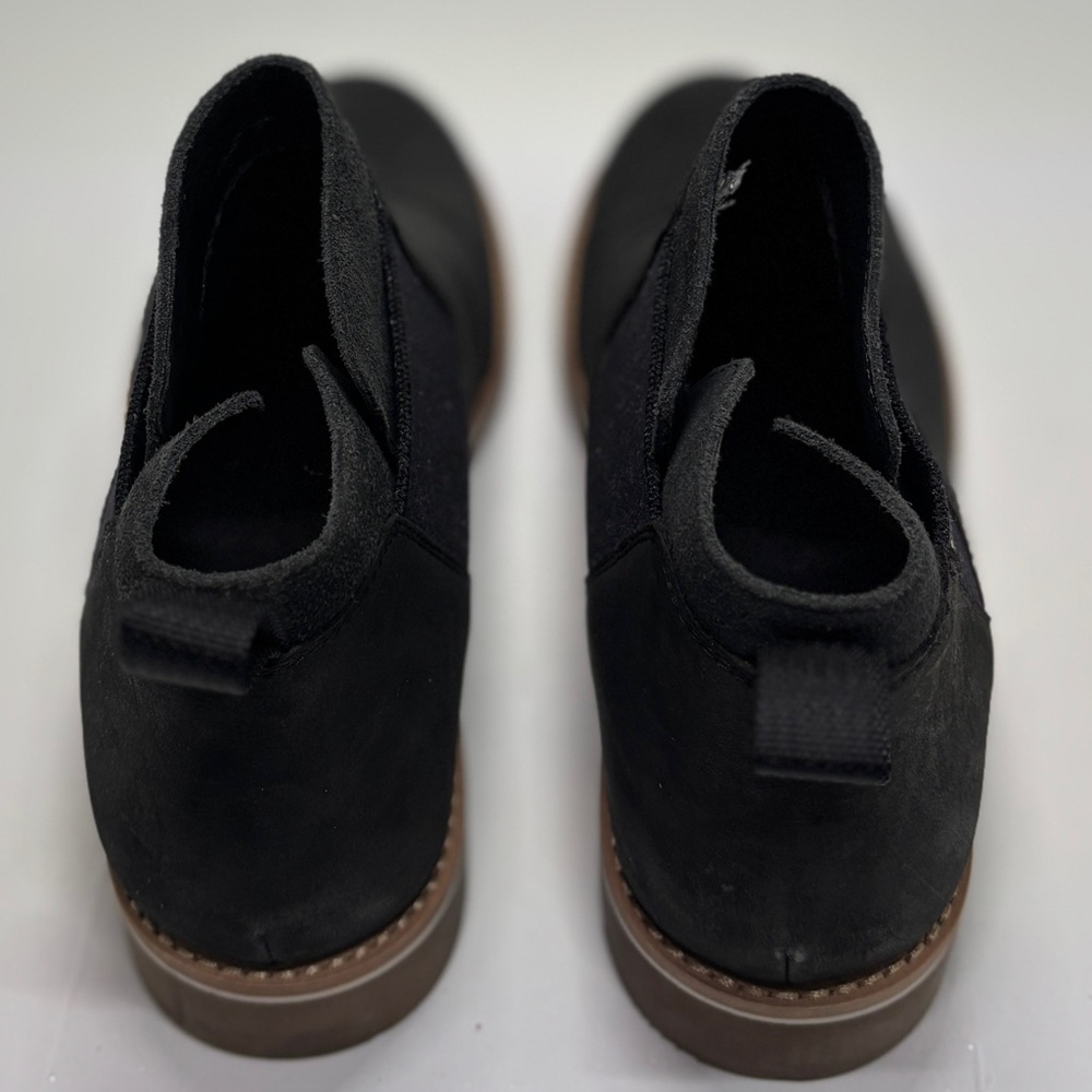 Chaco Women’s Black Leather Chelsea Boots Size 7 Waterproof Lug Sole Like New - Picture 7 of 12